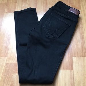 Black Hollister Skinny Jeans